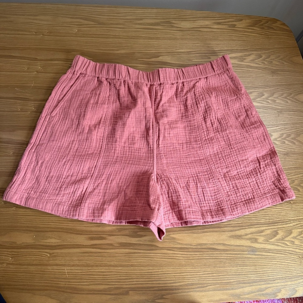 Madewell Lightspun Easy Pull On Shorts | NWT | Size XXL